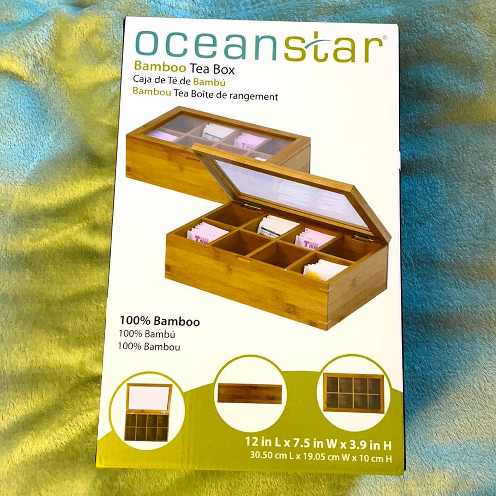 New & Unopened Bamboo Tea Box!